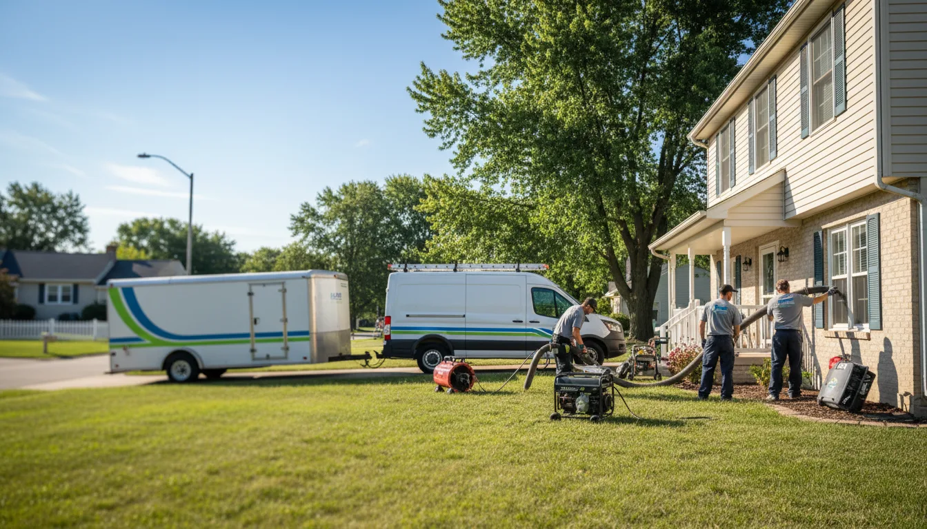 Flooded Basement Restoration And Cleanup With Repair in St Louis Park, MN near me